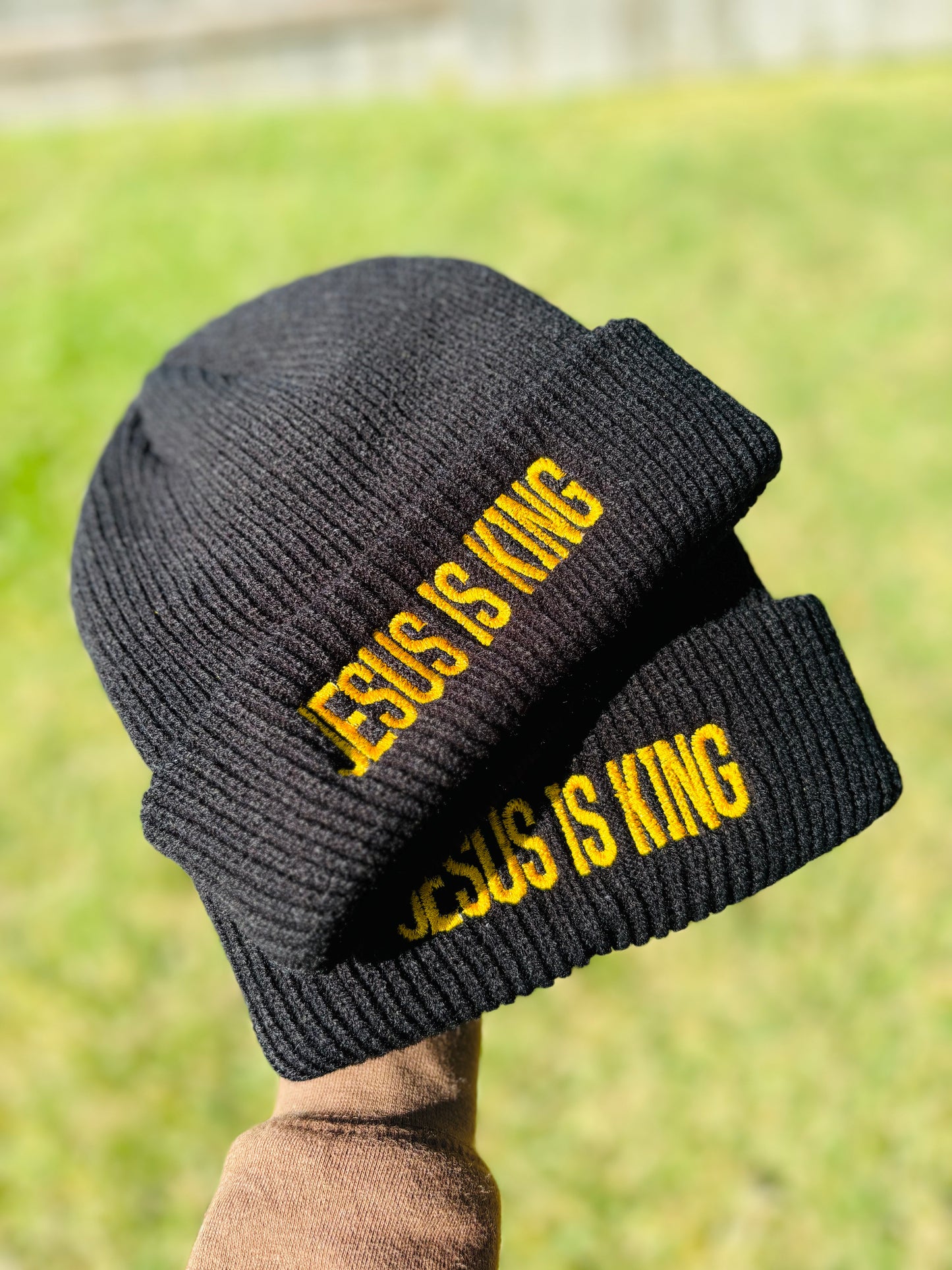 JESUS IS KING BEANIE