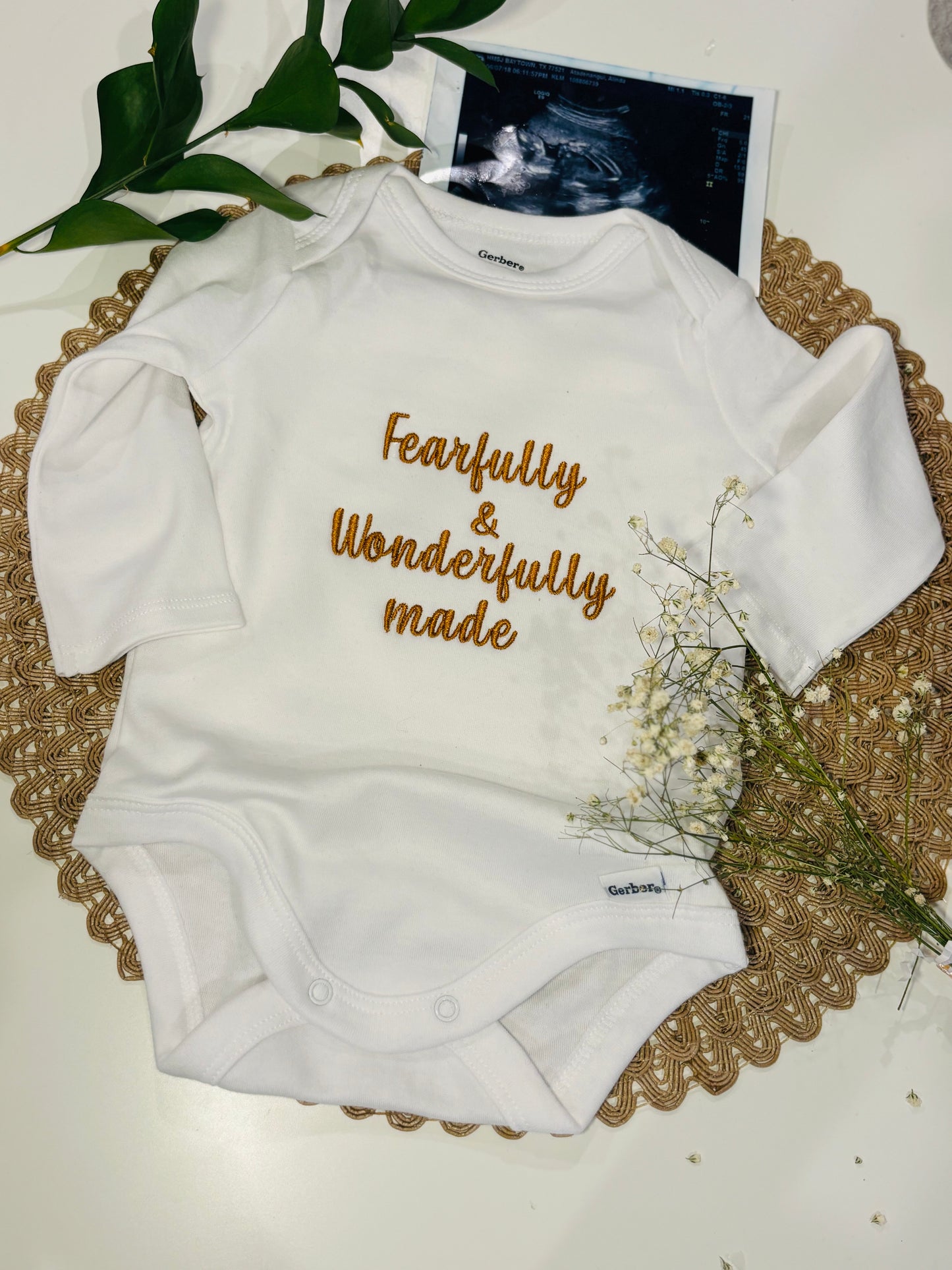 Fearfully & Wonderfully Baby Onesie