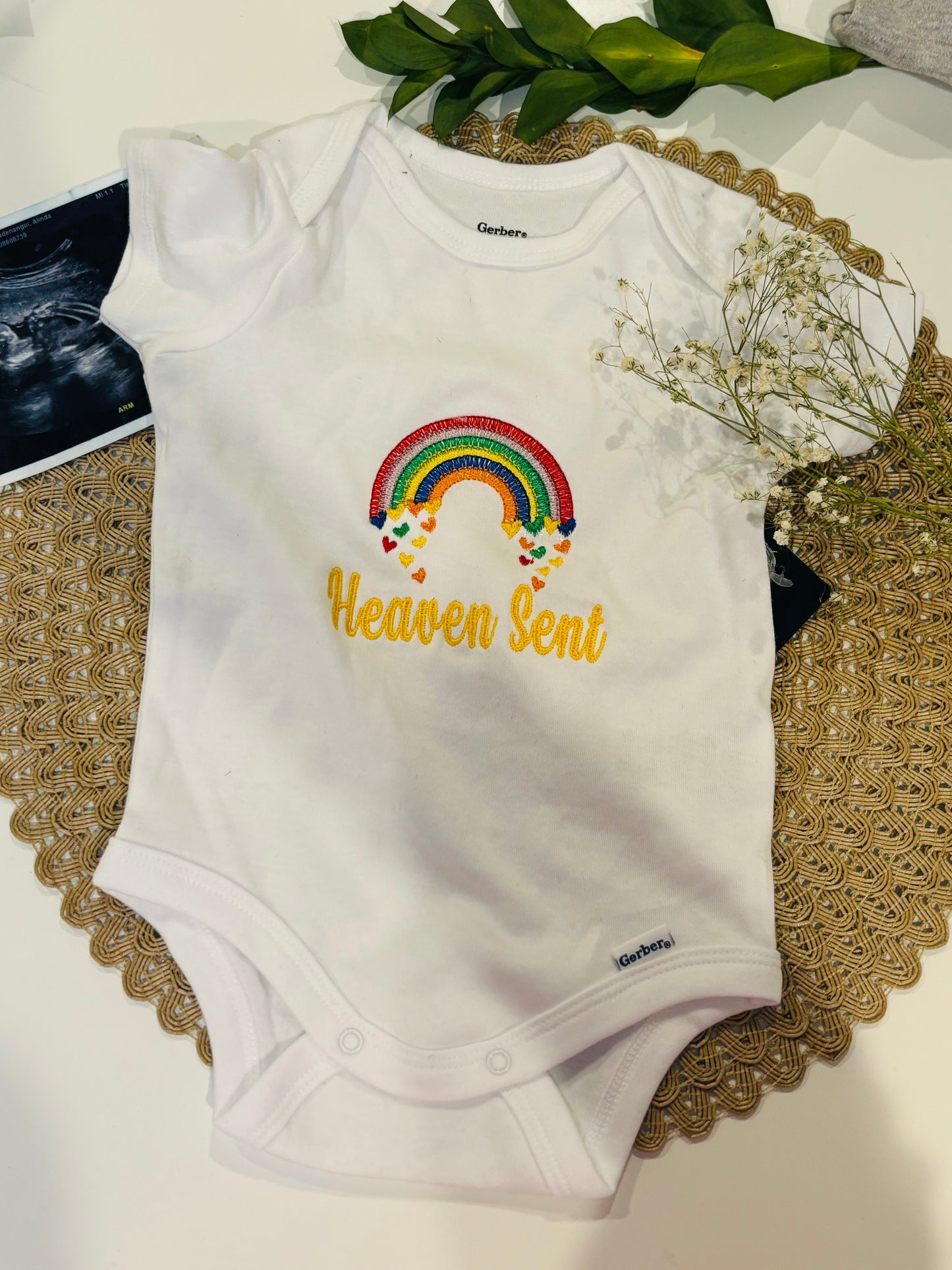 Heaven Sent Baby Onesie