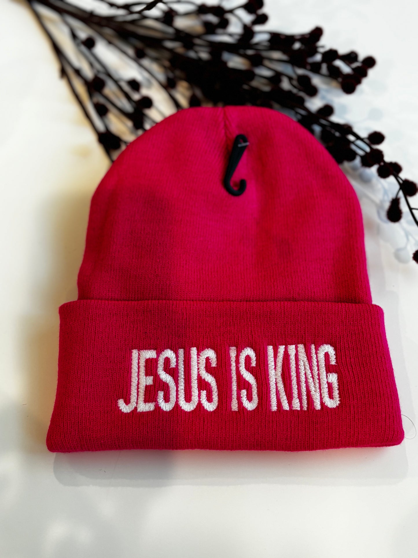 JESUS IS KING BEANIE