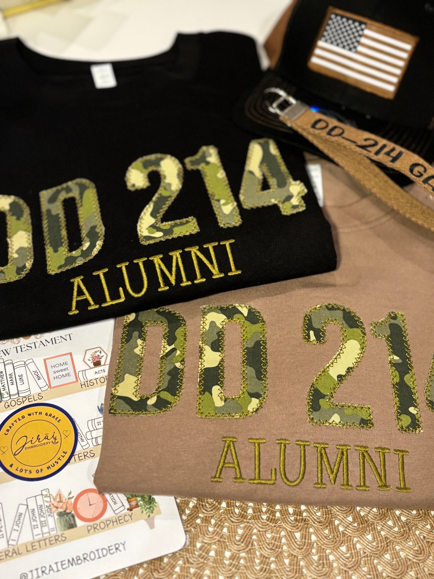 DD214 TSHIRT APPLIQUE