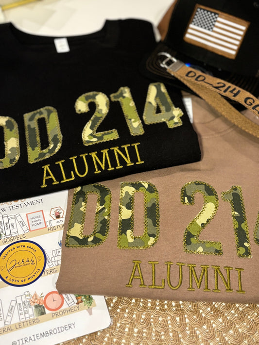 DD214 TSHIRT APPLIQUE