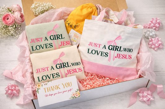 JUST A GIRL WHO LOVES JESUS| GIFT SET