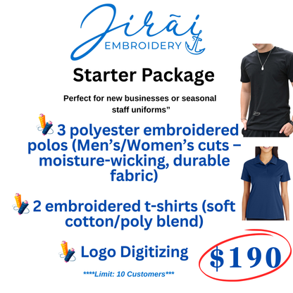 CUSTOM BUSINESS LOGO EMBROIDERY