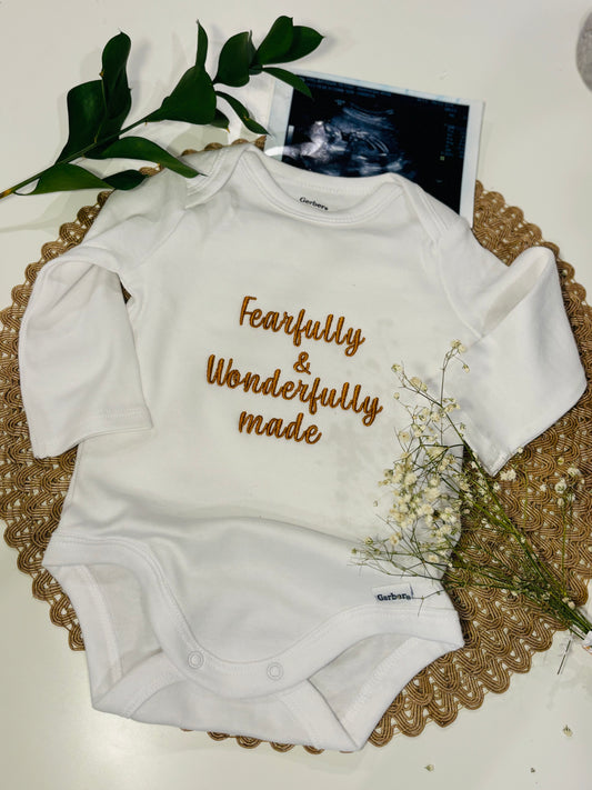 Fearfully & Wonderfully Baby Onesie