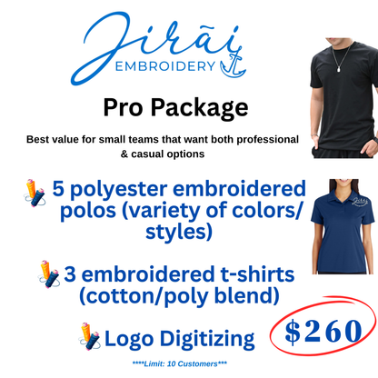 CUSTOM BUSINESS LOGO EMBROIDERY