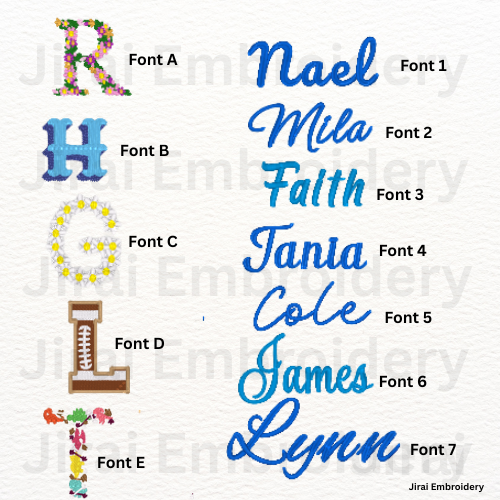 Personalized Theme Blanket (First  Letter only)