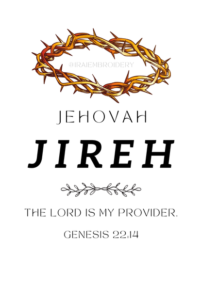 Names of God- CROWN Wall art (6 pack)