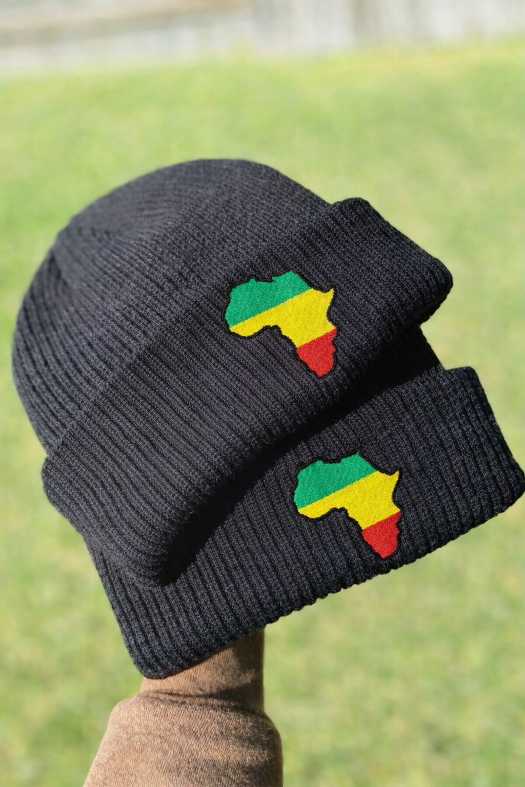 Africa Map Beanie