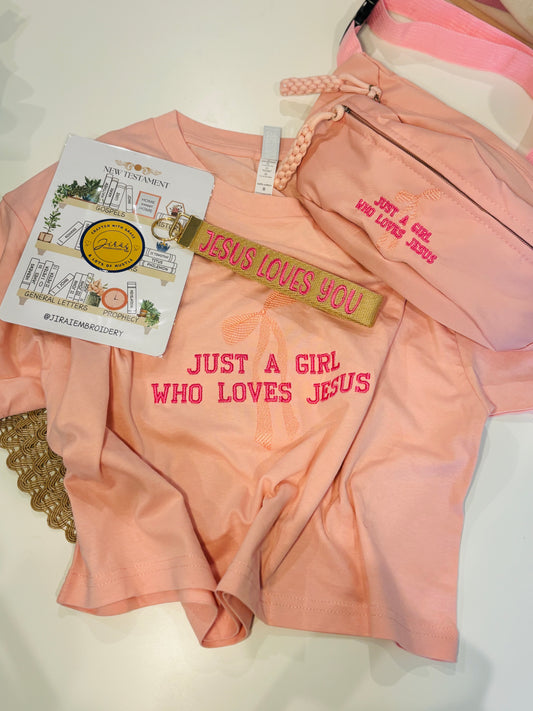 JUST A GIRL WHO LOVES JESUS GIFT BOX